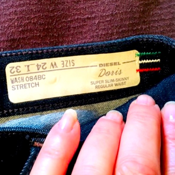 Diesel Super Slim Stretch "Doris" Jeans - NWT - Picture 10 of 16